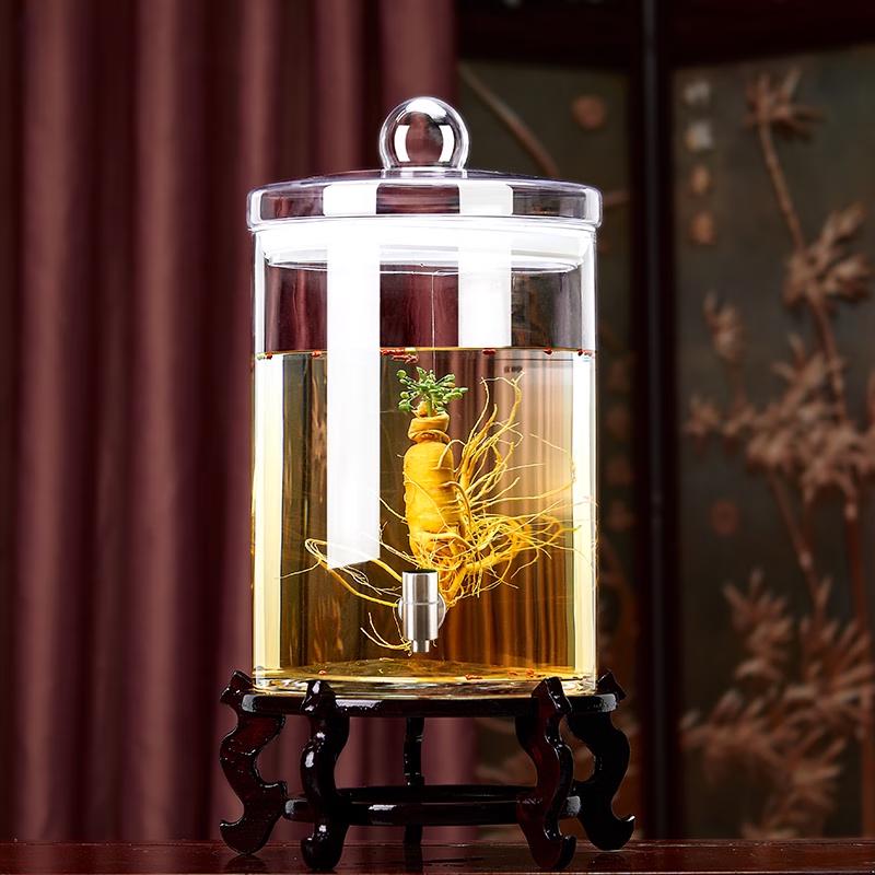 Стеклянная банка для ферментации большого объема с краником