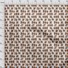 oneOone Cotton Flex Brown Fabric Geometric Sewing Material Print Fabric By The Yard 40 Inch