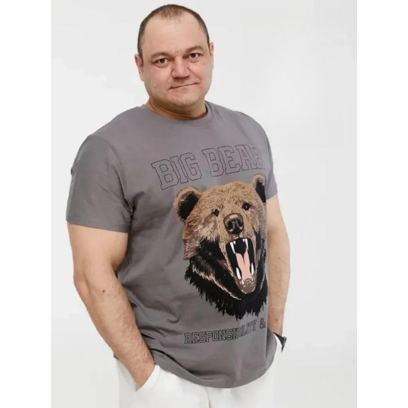 Летний топ с круглым вырезом и 3D-принтом с животным узором, модная повседневная мужская футболка с коротким рукавом