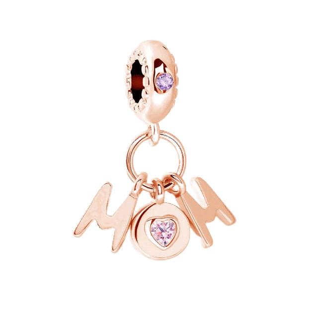 Аксессуары ко Дню матери, стерлингового серебра 925 пробы, бусины, подвески в форме сердца для мамы, подходят оригинальные браслеты, женские ювелирные изделия, подарок