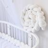 Decorative Cushion All-Around Protecting Sides And Corners of Beds And Sofa Soft PP Cotton Filling Three-Strand Braid Design Crib Braided Accessory