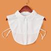 Elegant Womens White Fake Collars Vintage Detachable Collar False Collar Lapel Turn Down Blouse Top Tie Sweater Nep Kraagie