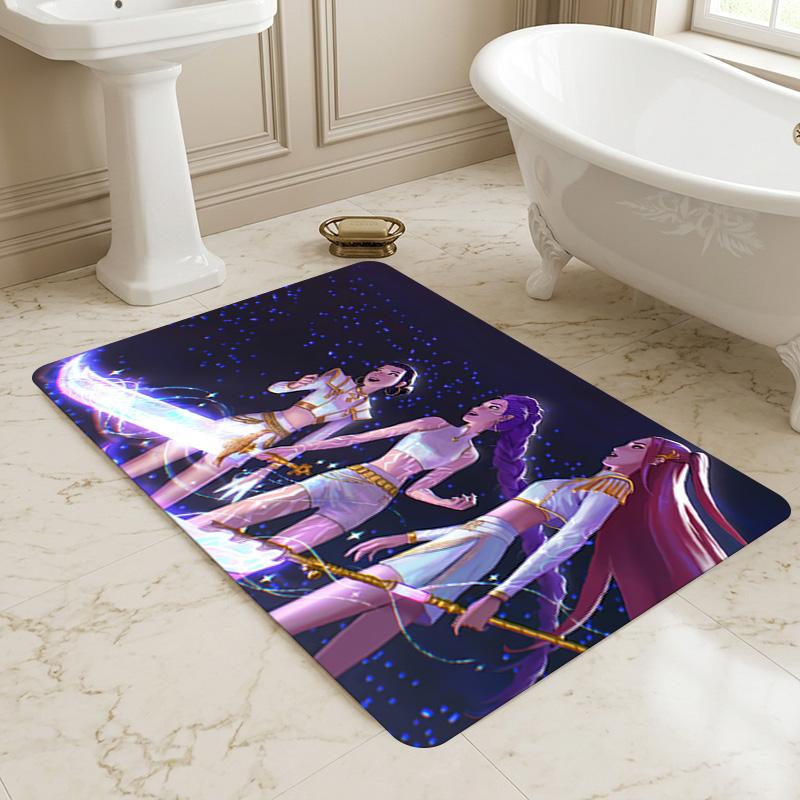 Fantasy Sisters Carpet Rug for Bedroom Living Room Home Sofa Decoration,Office Home Decor Game Large Decor Floor Mat