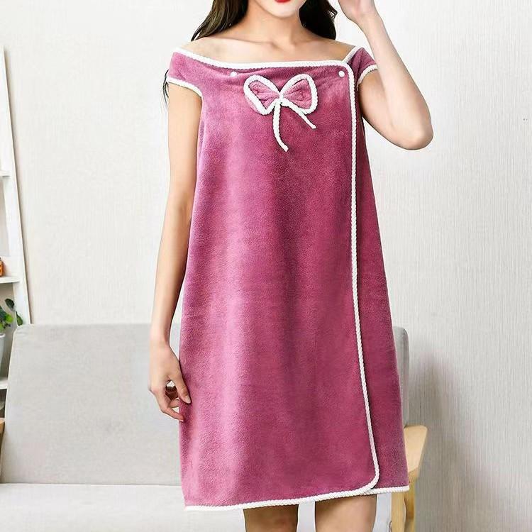 Женская быстросохнущая юбка для купания из кораллового флиса: Утолщенное, мягкое, впитывающее воду, удобное банное полотенце для весны и осени