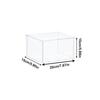 1pcs Clear Acrylic Display Case Countertop Box Organizer Stand Dustproof Protection Showcase Display Box