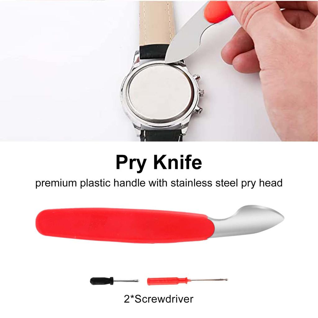 Watch Band Strap Link Pins Remover Repair Tool,16 In 1 Kit for Watchmakers with Pin Pushers Tweezer and Hammer