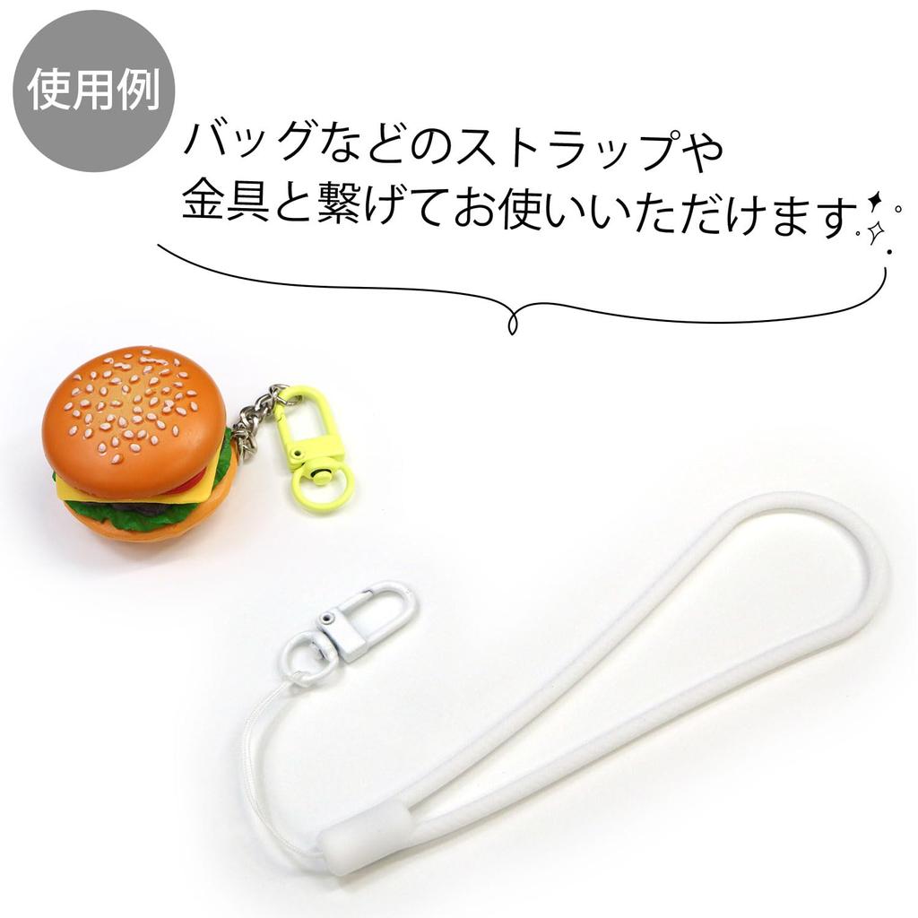 Nasukan Thin Rotary Ring Inner Diameter 8mm Blue One Touch 10 Pieces Metal Keychain Parts Hardware Handmade Sparkling Punpun Maru Approx. [Blue]