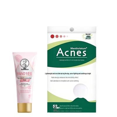 Набор крем для рук Mentholatum и патчи от прыщей Acnes
