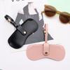 Travel Handmade Hanging Wrist Sunglasses Case Glasses Bag Glasses Storage Box PU Leather