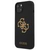 Etui do iPhone 13 mini Guess Silicone 4G Logo Czarne