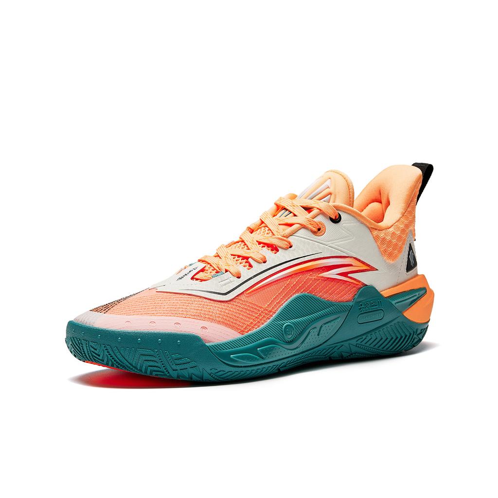 Anta Kai 1 Speed Overseas Edition Legendary Professional Basketball Shoes Men Sneakers Orange White 8125B1128S-4