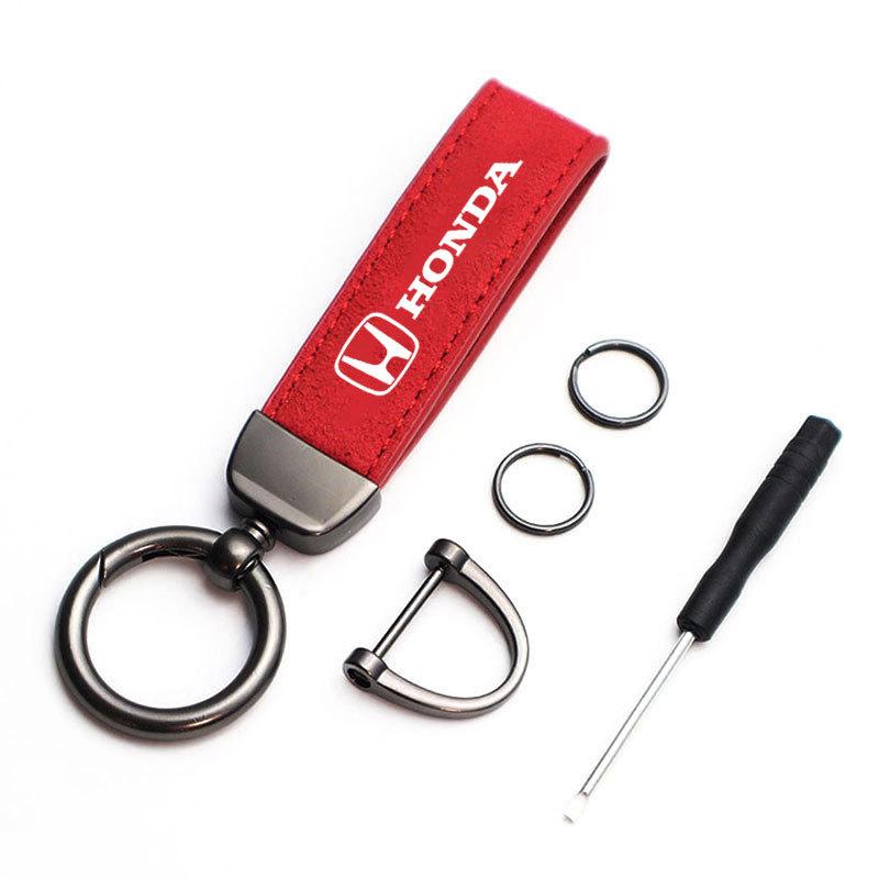 Car Keychain Key Chain Auto Emblem Key Ring Accessories For Honda Civic FIT Accord Prelude CRV 5th City CRZ CRX Jazz HRV Pilot EB1
