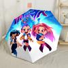 Future Heroes Unite Portable Automatic Umbrella Compact 8-Rib weight Foldable Design for Women/Men Stylish Accessory