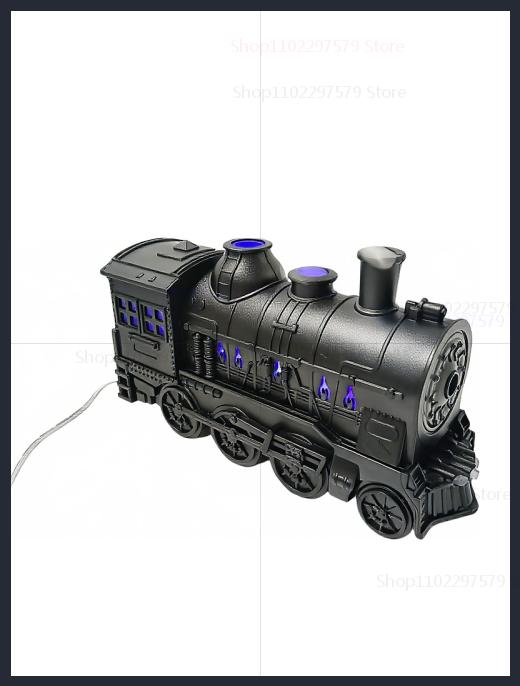 Модель поезда Увлажнитель воздуха с пультом дистанционного управления Распыление дымового кольца Очищает воздух Домашний офис Декор Подарок Аромадиффузор Атомайзер