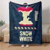 Custom 1pc Snow White's Garden Blanket, Soft And Comfortable Blanket, Casual Warm, Camping Travel Blanket, Good Birthday Gift Q90814