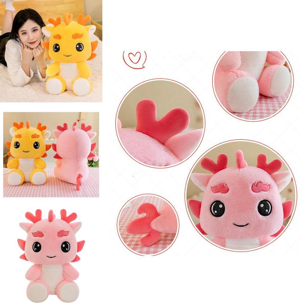Cute Dragon Plush Toy For Girls Soft And Cuddly Stuffed Animal For Bedtime Companionship Heartwarming Birthday Gift 22cm)