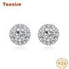 Tancise 925 Sterling Silver Zircon Earrings Drop Earrings For Women Wedding Party Gifts