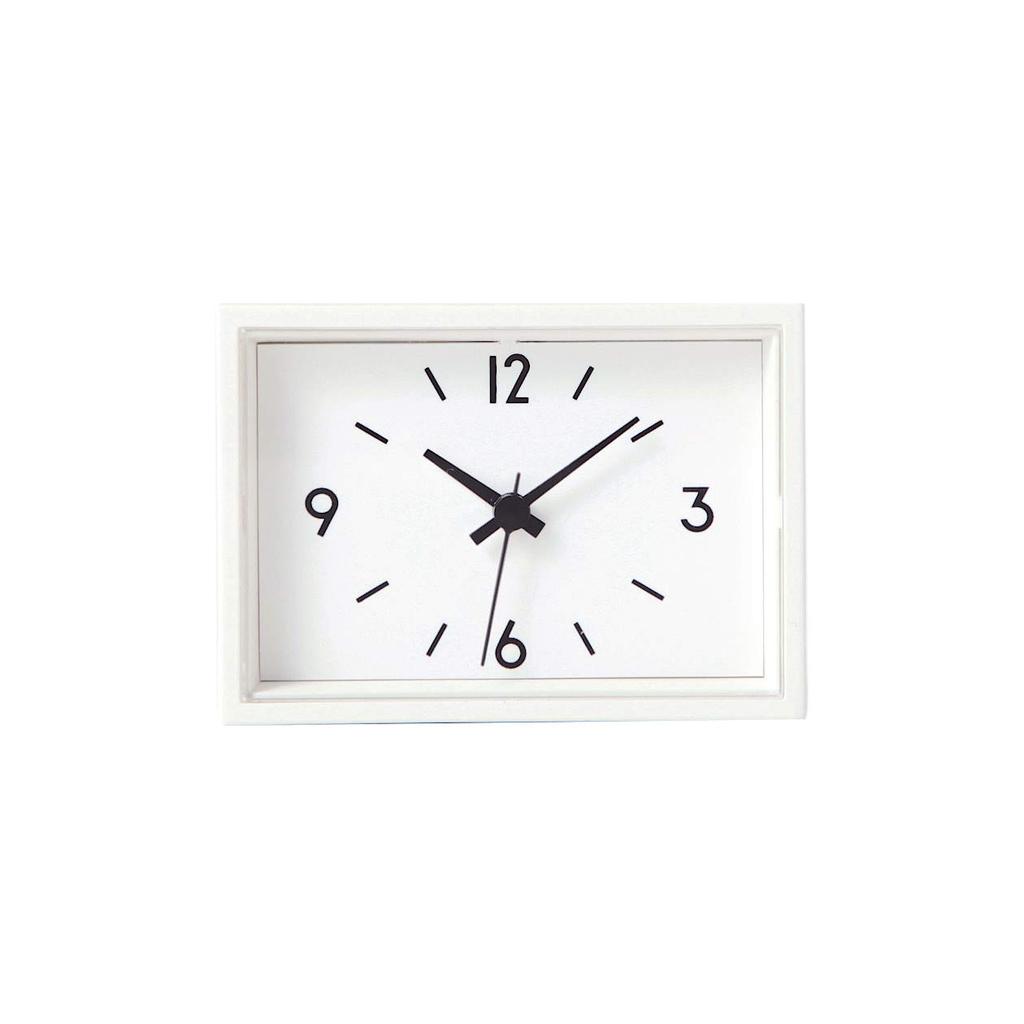 MUJI Часы настольные Station 37494312 Маленькие часы/Мини (с магнитом)/Белый