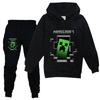 Boys Girls Kids Minecraft Hoodies Hooded Pants Outfit Suit Long Sleeve Tracksuits Set Tops+Trousers Sportswear 7-14Y