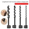 Wood Auger Drill Bit Bushcraft Hand Auger Wrench Heavy Duty Steel Hand Auger Wood Drill Bushcraft Auger Tools for Camp
