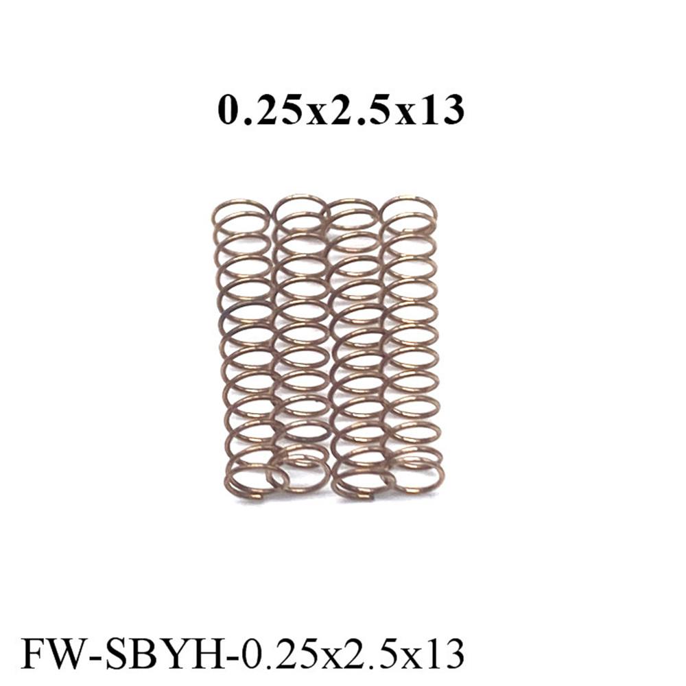 10pcs Watch Spring Precision Small Spring Strap Button Springs Wire Diameter 0.12-0.15MM