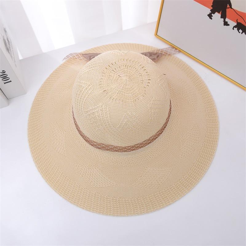 Шляпа для женщин, летняя соломенная шляпа, пляжная шляпа, шляпа от солнца, защита от солнца, солнцезащитная соломенная шляпа для женщин