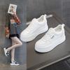 Autumn Women's Shoes New Small Board Shoes Women's Shoes Versatile Single Shoes Muffin Thick Sole Heightening Small White Single Shoes