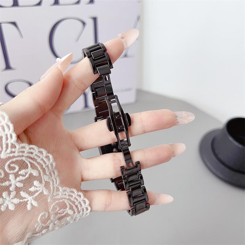 For Xiaomi Mi Band 9 Bracelet Stainless Steel Metal Strap Miband 8 Replaceable Band