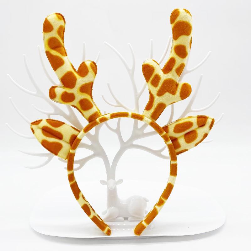 Christmas Reindeer Antler Headband: Plush, Fairy Mori Style for Kids & Adults