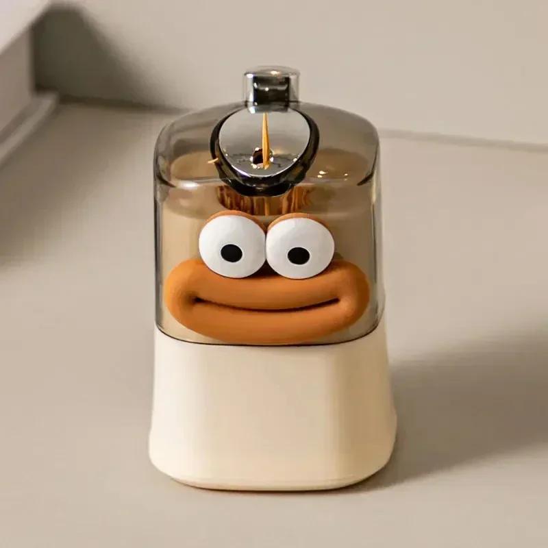 Автоматически выдвигающиеся держатели для зубочисток, креативное хранение зубочисток, аксессуары для домашнего хранения, украшение стола