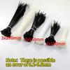 100-500pcs Plastic Nylon Cable Ties Self-locking Cord Ties Straps Adjustable Cables Fastening Loop Home Office Wire Zip Ties