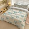 Bowknot Duvet Cover Set Comforter Bedding 3D Children'S Bedding Set 3-Piece 1 Quilt Cover King Size