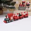 Cartoon Christmas Train - Creative Wooden Ornaments & Gifts for Kids