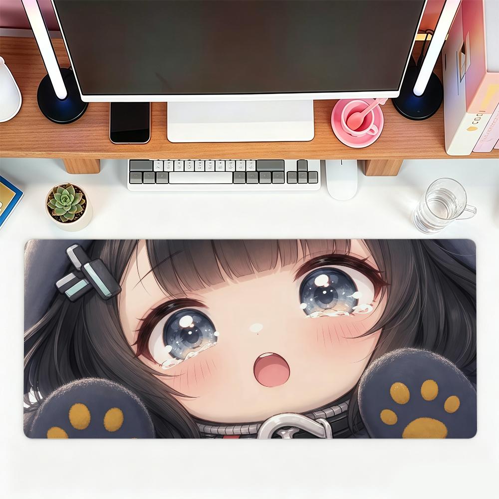Cute Gugu Gaga Mouse Pad For Office Gaming And Keyboards NonSlip Large Waterproof