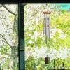 Vintage Aluminum Tube Wind Chime Natural Soothing Melody Outdoor Garden Yard Patio Hanging Metal Wind Bell Decoration