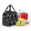 Shotokan Karate Symbol And Kanji White Text Insulated Lunch Bag for Women Office Cooler Thermal Food Box Tote Lunch Boxes