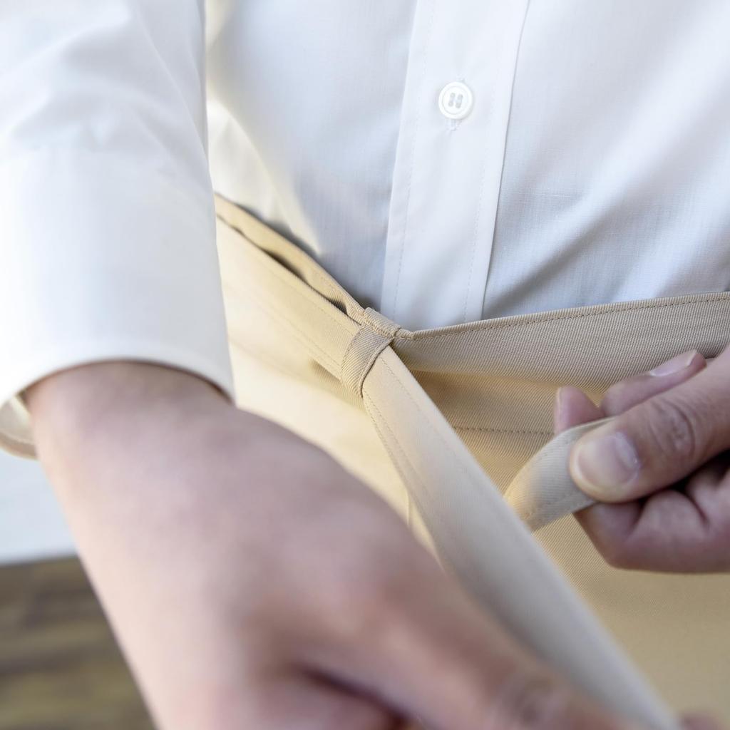 Seven Uniform CT2364 Middle Apron CT2364-3 Beige Free Size