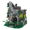 Модель замка MOC, архитектурная смотровая башня - набор игрушек-конструкторов из мелких деталей, 377 деталей - подходит для всех ent
