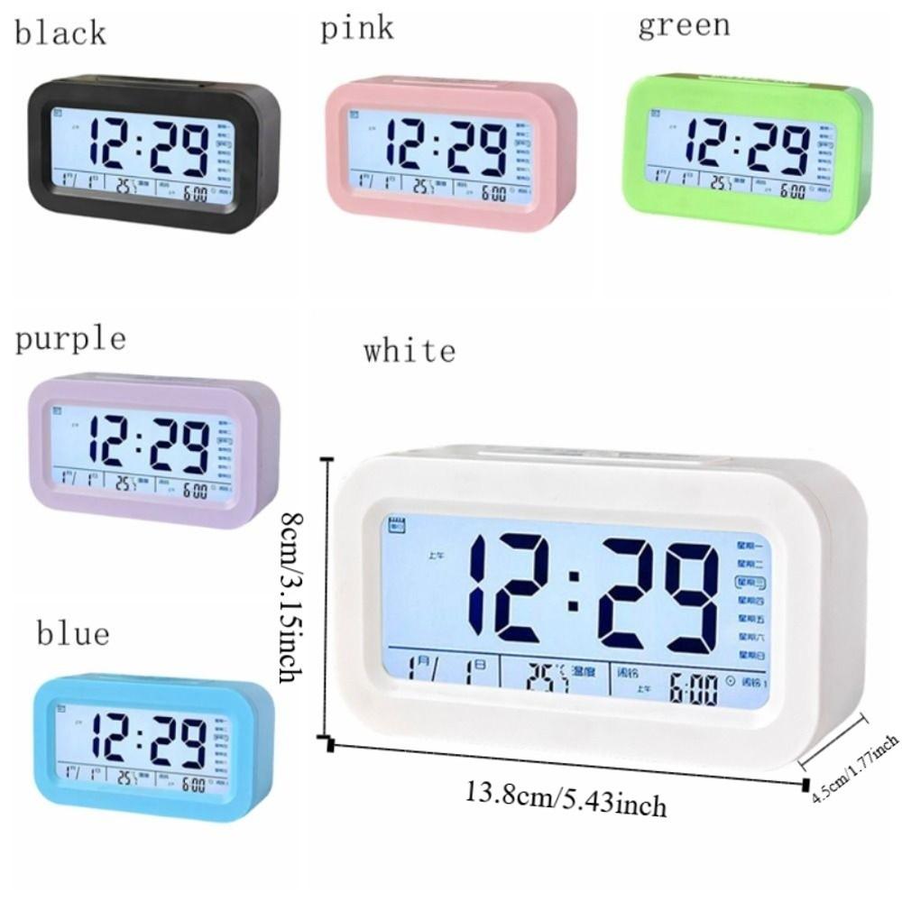 Snooze Feature LED Electronic Alarm Clock LED Display Desktop Table Clock Desktop