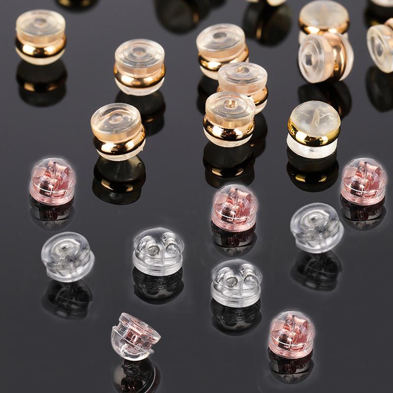 20 шт. набор сережек аксессуары серьги заглушки силиконовые беруши DIY силиконовые анти-потеря противоскользящие украшения