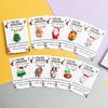 10 Sets Christmas Pocket Hug Gifts Mini Resin Positive Pocket Hug Token with Encouragement Card Emotional Appreciation Gifts for Coworker Staff