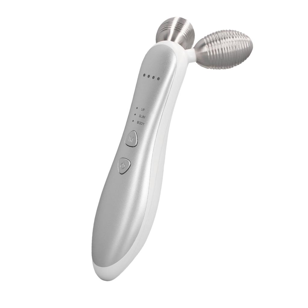 Microcurrent Facial Roller Device 3 Modes 4 Levels Wrinkle Removal USB Rechargeable Heating Face