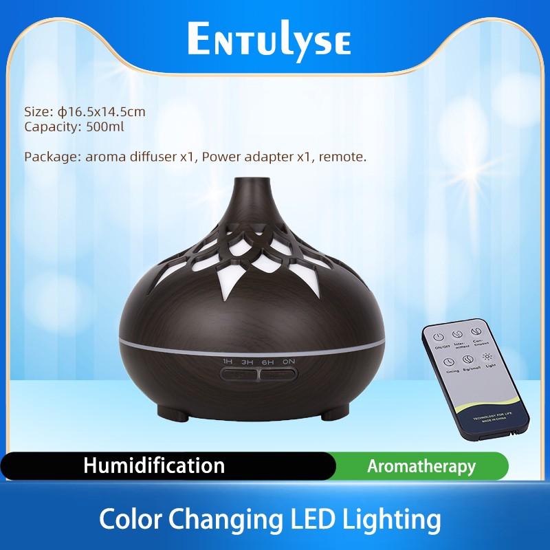 Коммерческий современный дизайн, древесное зерно, ультразвуковой туман, ароматерапия, электрический распылитель, ароматизатор, эфирное масло, воздушный диффузор