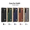 Совместимый с Samsung Galaxy Z Fold 7 чехол с подставкой-держателем, Z Fold 6 чехол с покрытием по краю и стеклом для переднего экрана