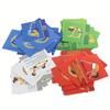 Yoga Sports Card Game - 54 Cards + Yoga Spinner Wheel + Educational Materials, Durable Components with Playful Illustrations