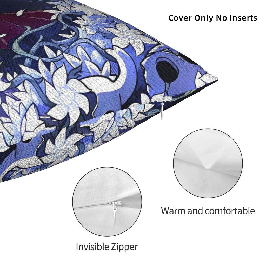 Hollow Knight Silksong Квадратные Наволочки Игровая Подушка Декоративная Наволочка из Полиэстера для Дивана 18x18