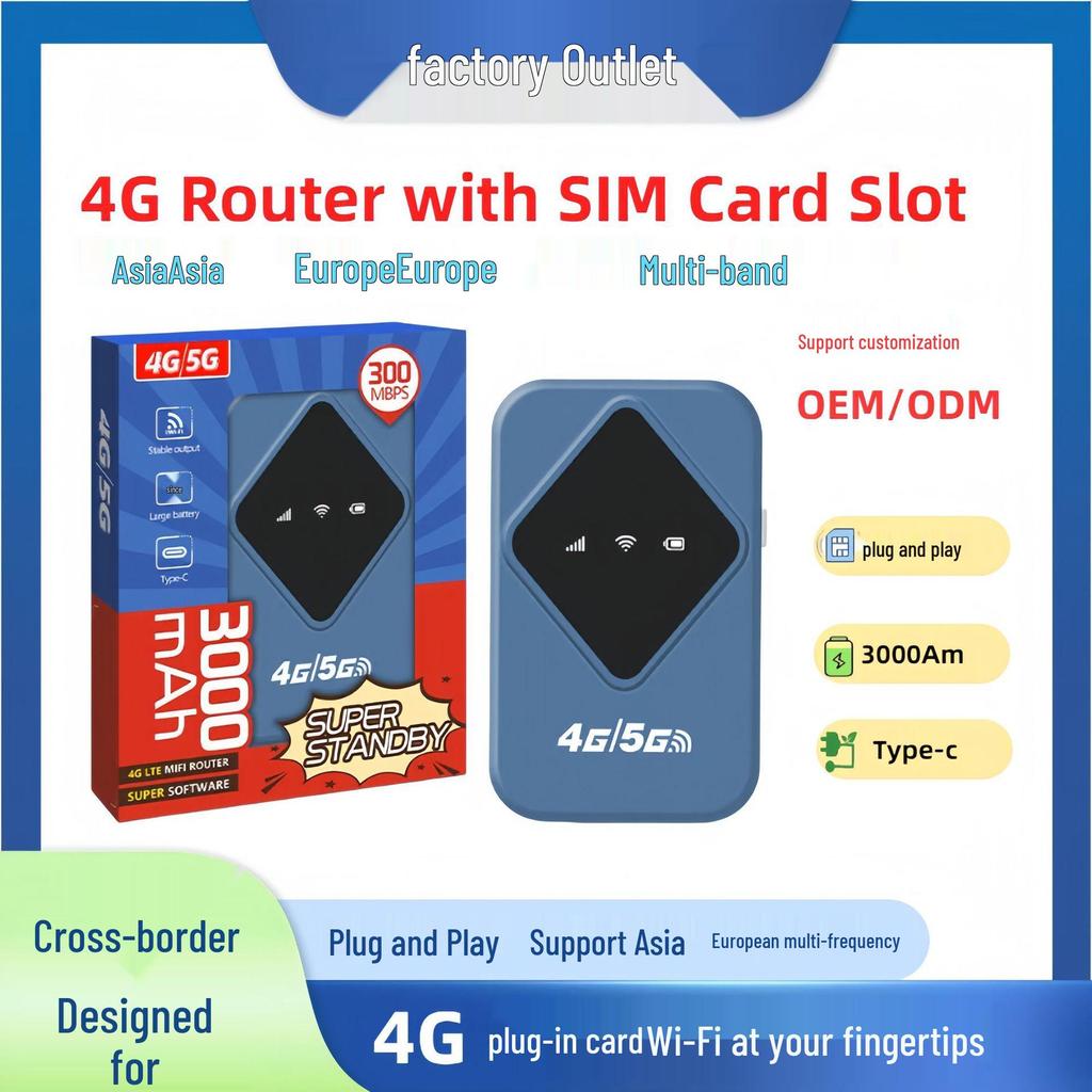 Портативный автомобильный WiFi-роутер 4G LTE: Для Таиланда, Вьетнама, Европы, Японии