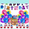 Украшения для вечеринки Blox Fruits Пиратский король Игровая коробка Флаг Шары Топперы для торта Баннеры на день рождения Набор)