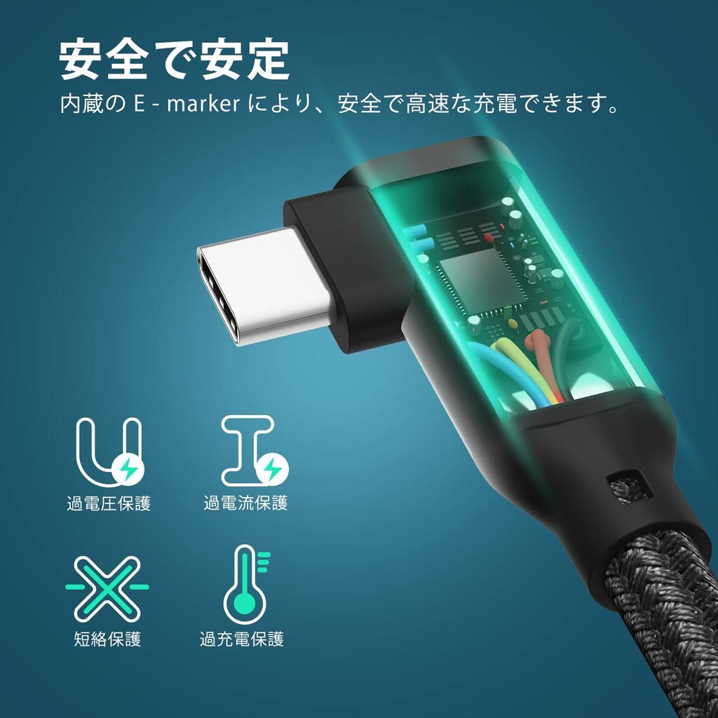 USB Type C Suptopwxm Data Transfer 60W 3A Fast USB Gen2 Type C to Durable Nylon Compatible with Devices with Ports such as and Game Consoles Cable,