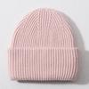 Autumn and winter versatile classic solid color Angola warm wool hat knitted hat